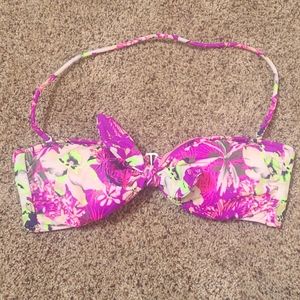 Victoria's Secret halter bandeau swim top